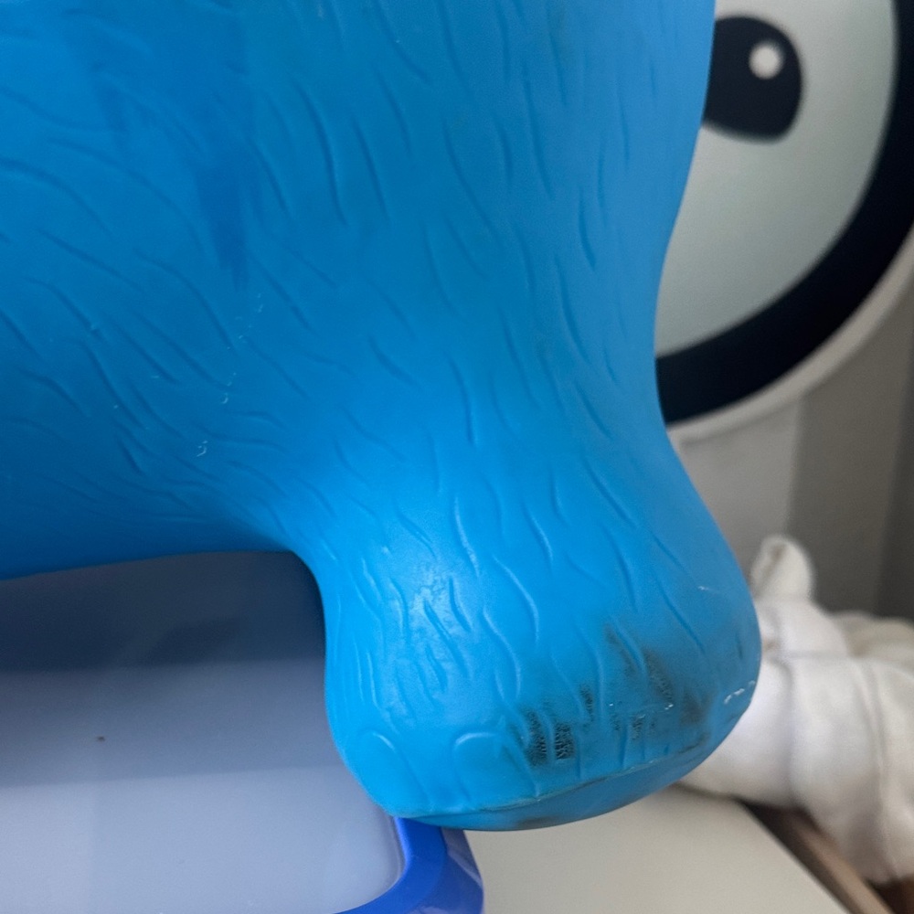 Blue Inflatable Dog Toy - Picture 4 of 5